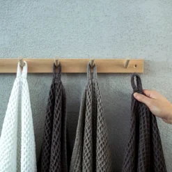 Handtuch Våffla 100x150cm Weiß -Günstig Haushaltsgegenstände 402567 38268 scaled