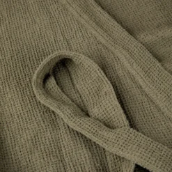 Bademantel Waffelstruktur Grau Khakigrün Einheitsgröße -Günstig Haushaltsgegenstände 402569 37549 scaled