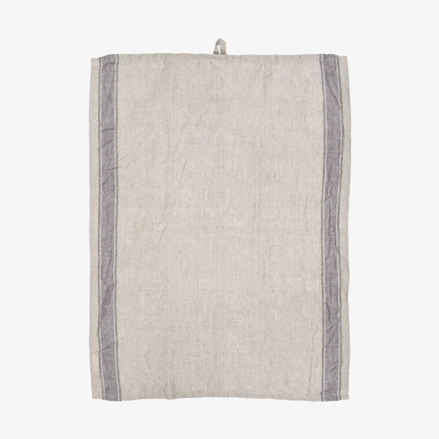 Küchentuch Leinen 50x70cm Natur/Grau 1 Küchentuch Leinen 50x70cm Natur/Grau