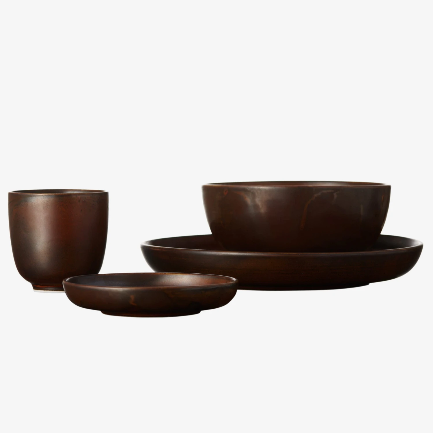 DUKA Toscana Essteller, 25 Cm, Braun 3 DUKA Toscana Essteller, 25 Cm, Braun – Bild 3