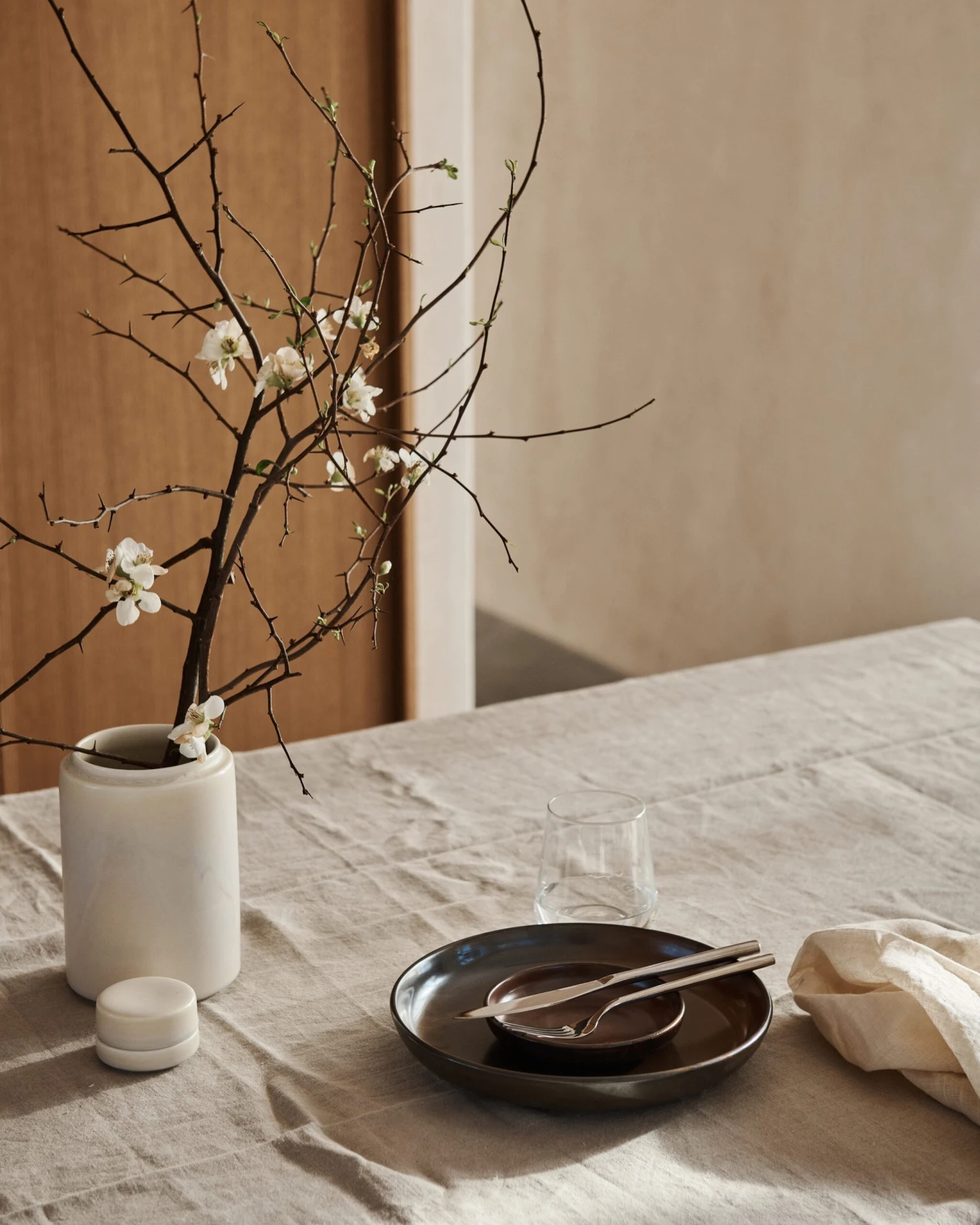 DUKA Toscana Essteller, 25 Cm, Braun 5 DUKA Toscana Essteller, 25 Cm, Braun – Bild 5