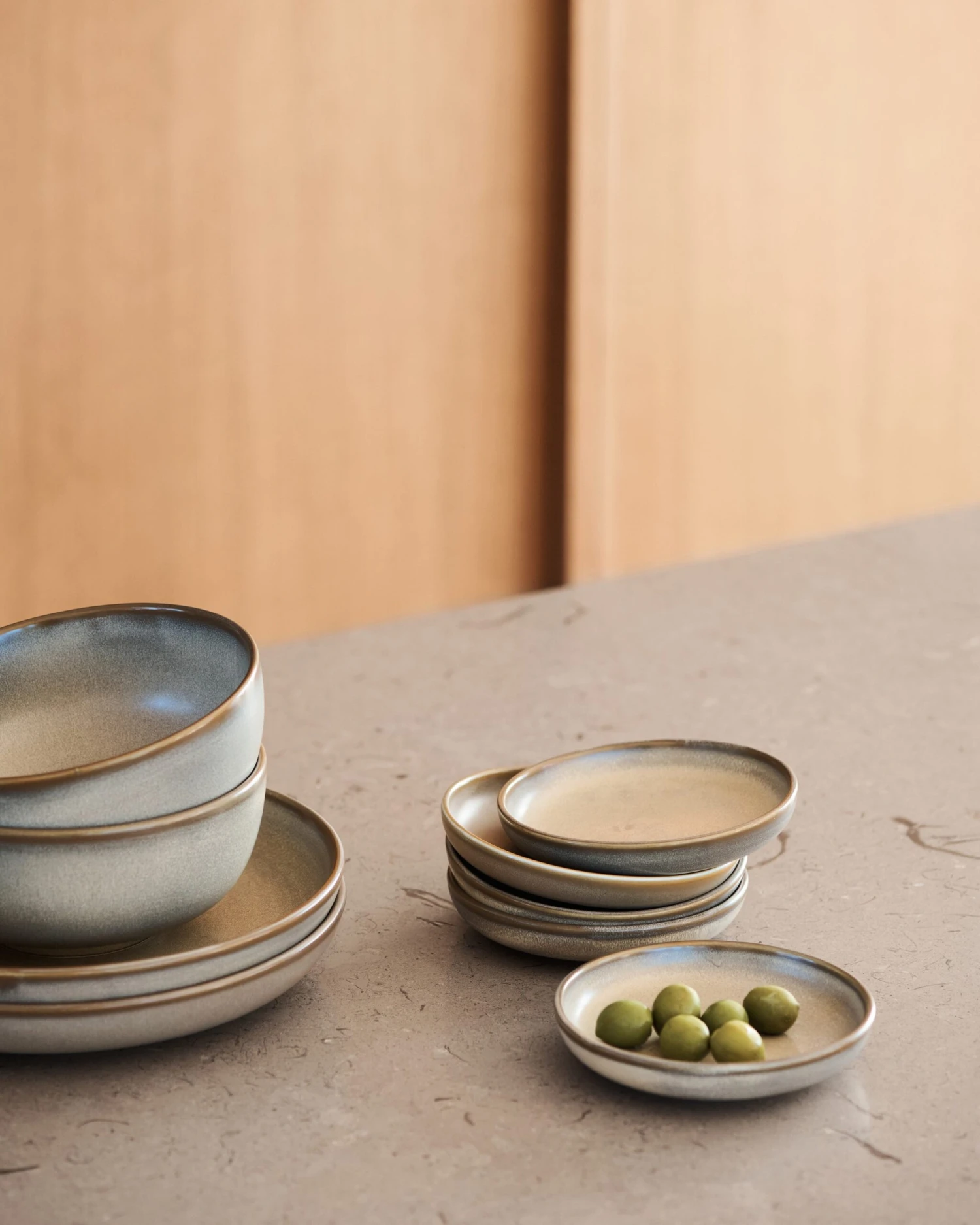 DUKA Toscana Teller 13 Cm, Grün 4 DUKA Toscana Teller 13 Cm, Grün – Bild 4